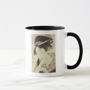 Taza Reviente el retrato de la heroína Kioto del Itoya