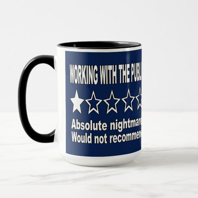 Taza Revisión de una estrella azul (Izquierda)
