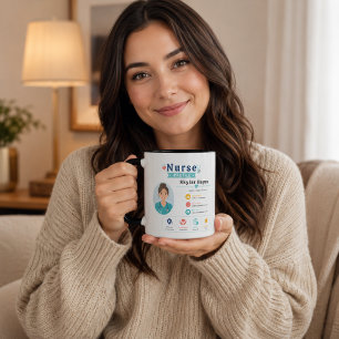 Taza Revisión moderna del paciente agradeciendo a la en