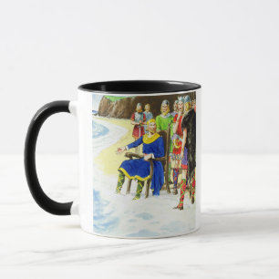 Taza Rey Canute (c.995-1035) de 'píos en el pasado