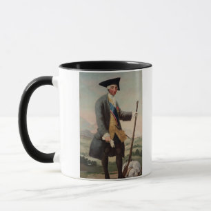 Taza Rey Charles III (1716-88) como Huntsman, 1786/88