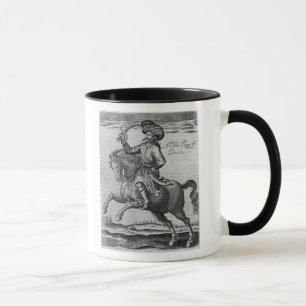 Taza Rey de Abbas de Persia, ilustracion