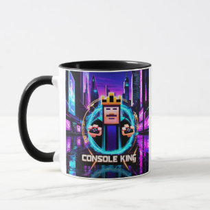 Taza "Rey de la consola: Diseño Retro Gamer"