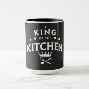Taza Rey de la Corona de la Cocina - Comida Divertida N