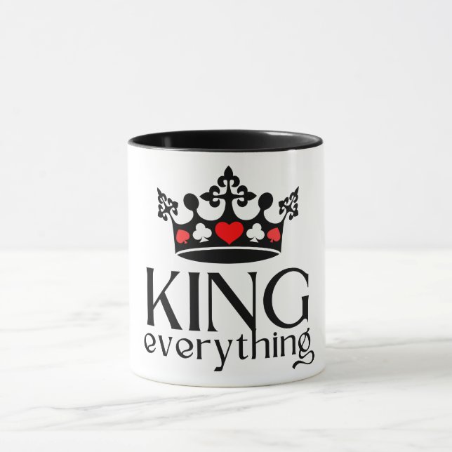 Taza Rey de todo el Poker Crown (Centro)