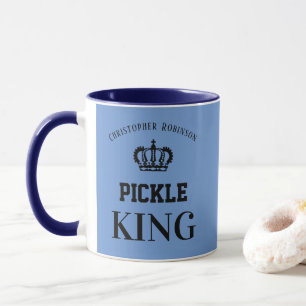 Taza Rey del pickle personalizado