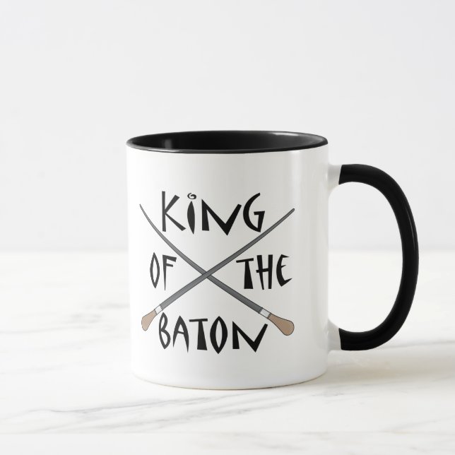 Taza Rey del regalo del conductor del bastón (Derecha)