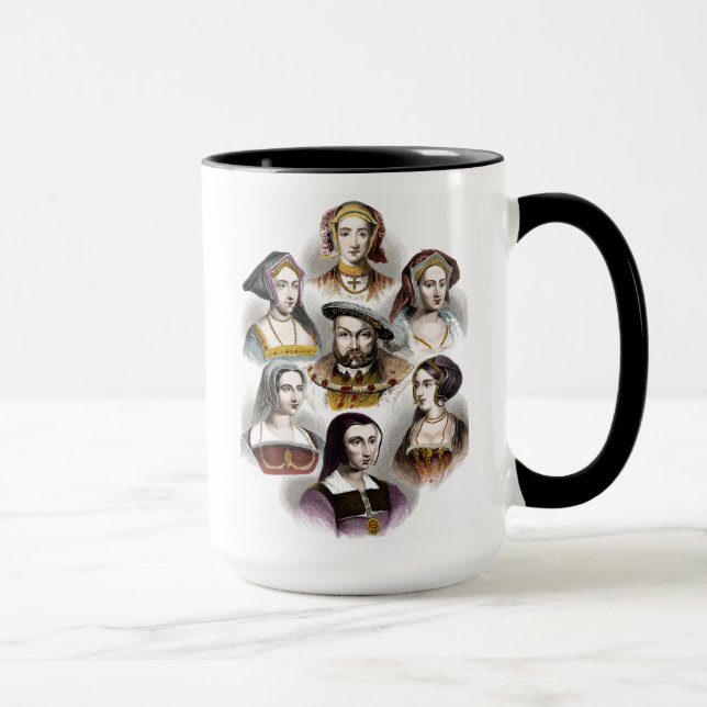 Taza Rey Enrique VIII de Inglaterra el | sus seis (Derecha)