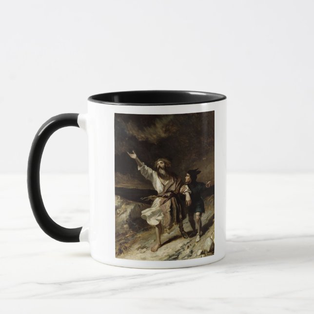 Taza Rey Lear y el tonto en la tormenta (Izquierda)