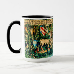 Taza Rey medieval Arturo William Morris
