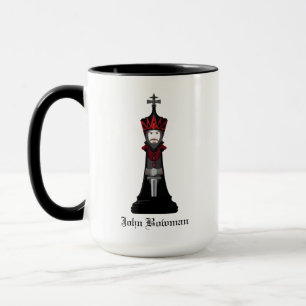 Taza Rey negro / nombre personalizado