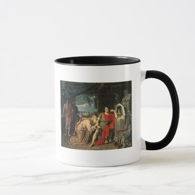 Taza Rey Priam que pide a Aquiles vuelta de (Derecha)