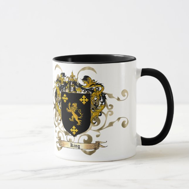 Taza Rey Shield/escudo de armas (Derecha)