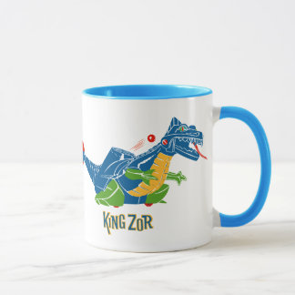 Taza rey Zor Dinosaur Mug de los años 60