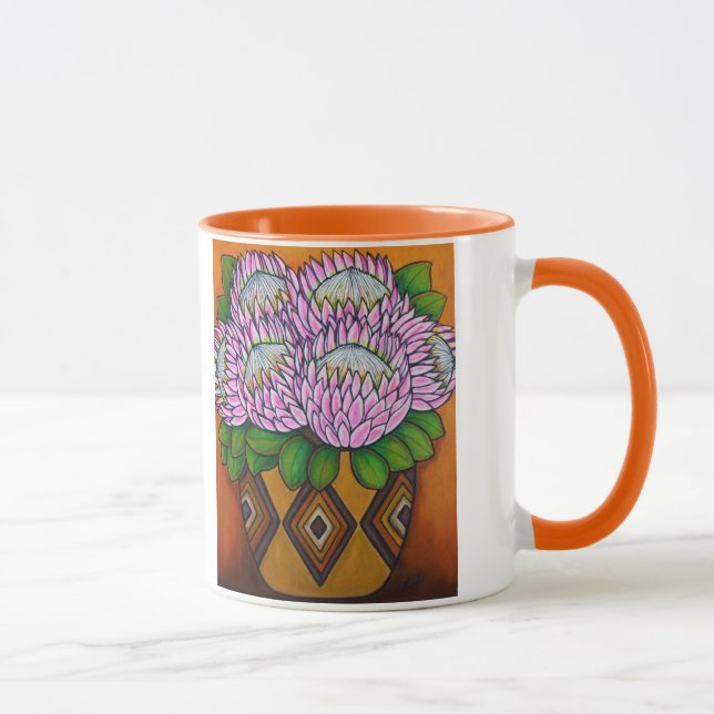 Taza Reyes del Cabo, Mug de Ringer de 11 oz (Derecha)