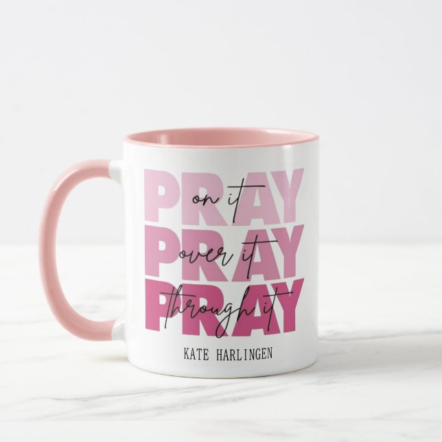 Taza Reza personalizada sobre todo el clásico Mug 11oz (Izquierda)