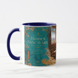 Taza rezar por la auspiciosidad.