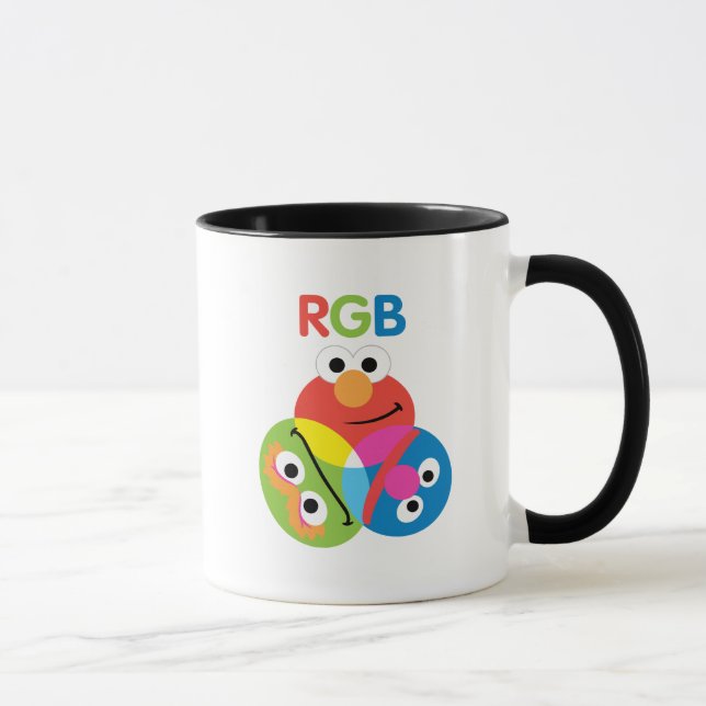 Taza RGB Plaza Sésamo (Derecha)