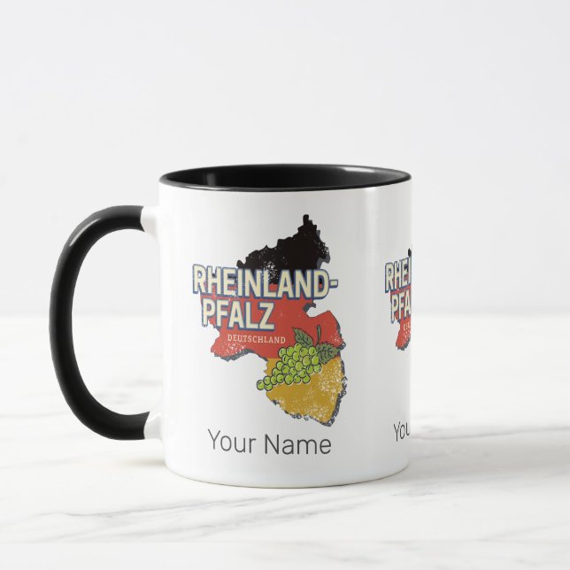 Taza Rhineland-Palatinate Alemania RLP (Izquierda)