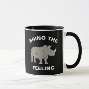 Taza Rhino El Rinoceronte De Rhinoceros Pun