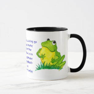 Taza Rhyme Mug de rana verde