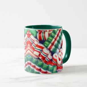 Taza RIBBON CANDY Hunter Green Combo Mug