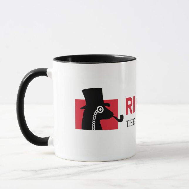 Taza Ricardo, la reacción de Llama Mug (Izquierda)