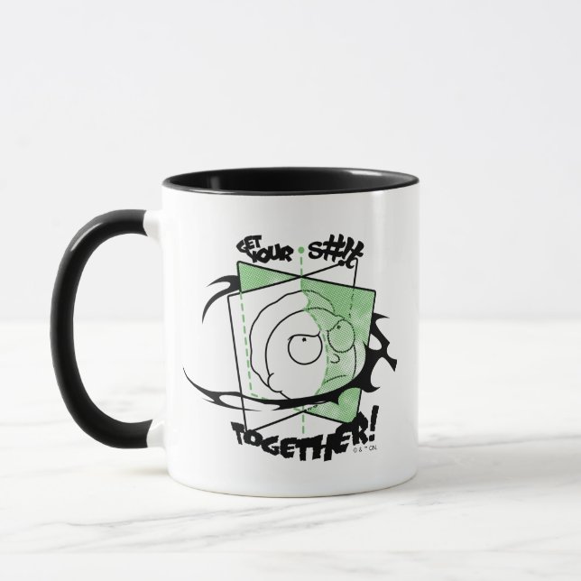 Taza RICK AND MORTY™ | ¡Consigue tu S#!t Juntos! (Izquierda)