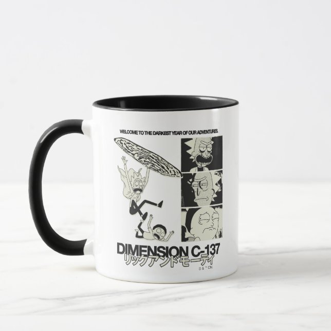Taza RICK AND MORTY™ | Dimensión C-137 (Izquierda)