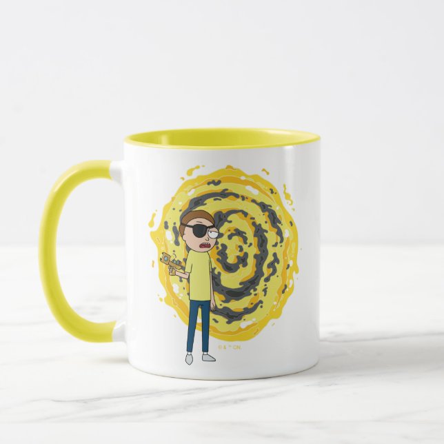 Taza RICK AND MORTY™ | Portal de la moral del mal (Izquierda)