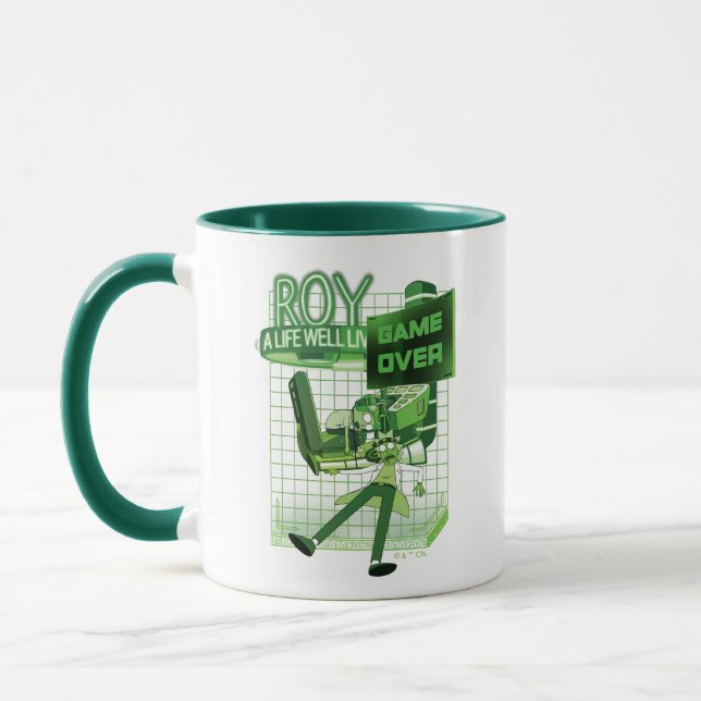 Taza RICK AND MORTY™ | Roy Una Vida Bien Vivida (Izquierda)