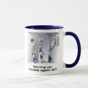 Taza Rick London Divertido Cuchillería Policía 