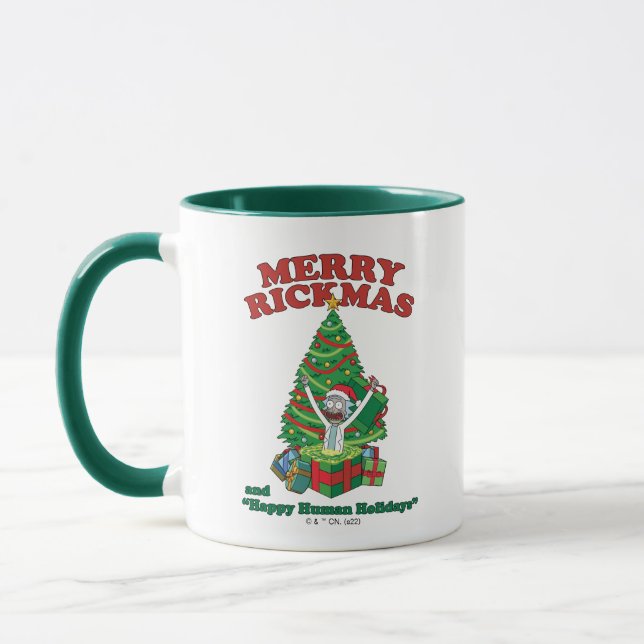 Taza Rick y Morty | Portal Rick Merry Rickmas (Izquierda)