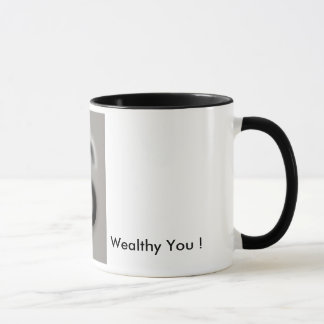 Taza ¡Rico usted! ¡Abundante usted! ¡Dinero Reiki