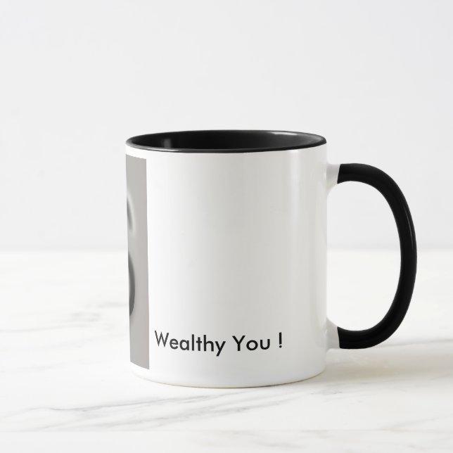 Taza ¡Rico usted! ¡Abundante usted! ¡Dinero Reiki (Derecha)