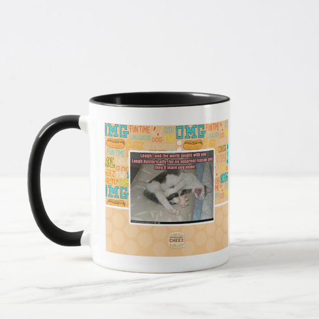 Taza Ríe y el mundo se ríe contigo (Izquierda)