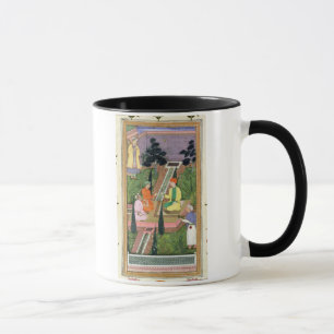Taza Riegue los jardines, del álbum de Clive (aguazo e