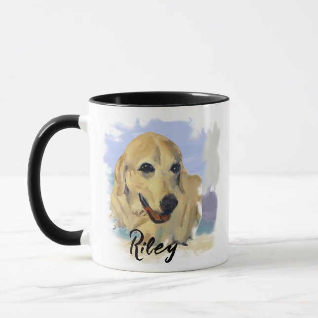 Taza “Riley” – Portrait of a Dog - Personalize Yours (Izquierda)