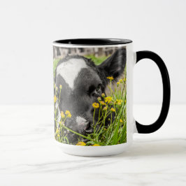 Taza Ringer Mug con foto de Calf