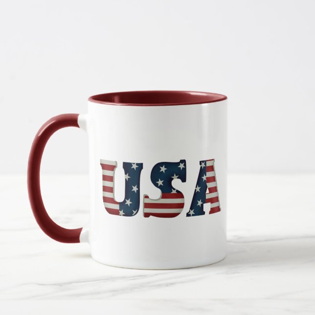 Taza Ringer Mug de Estados Unidos (Izquierda)