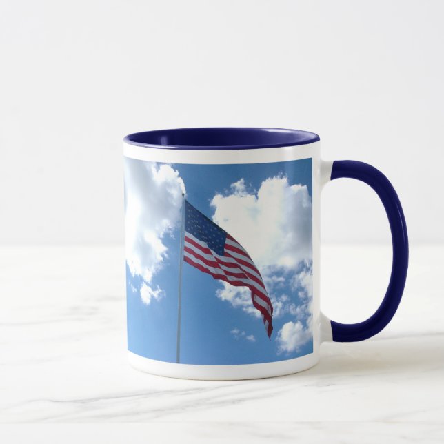 Taza Ringer Mug de la vieja gloria (Derecha)