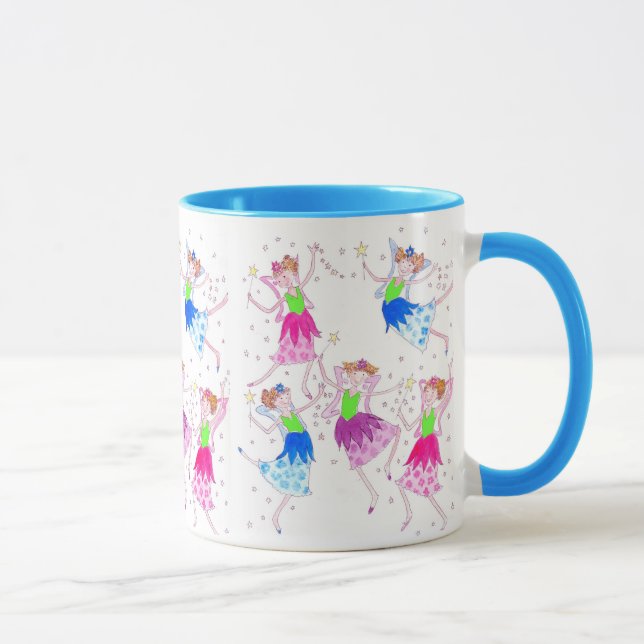 Taza Ringer Mug 'Fairies' (Derecha)