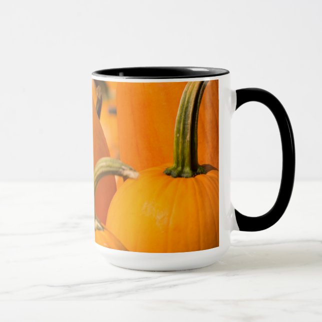 Taza Ringer Pumpkin Harvest Black 15 oz (Derecha)