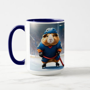 Taza "Rink Rookie: El cerdo guineano de hockey sobre hi
