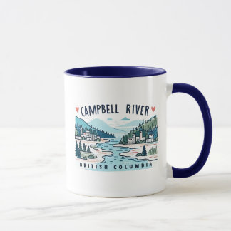 Taza Río Campbell BC Canadá