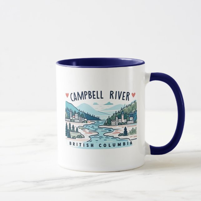 Taza Río Campbell BC Canadá (Derecha)