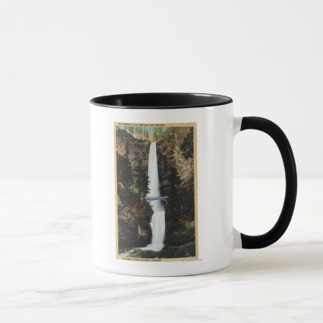 Taza Río Columbia, OR - Cataratas Multnomah y Benson (Derecha)