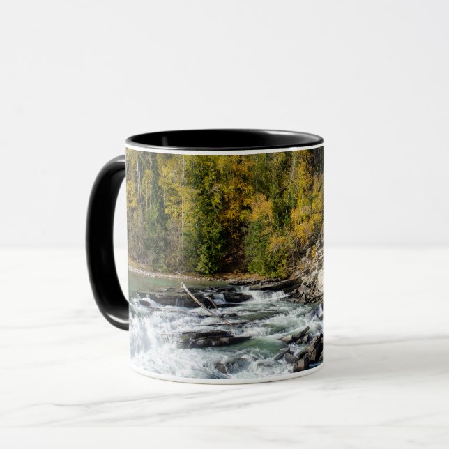 Taza Río Fraser, belleza canadiense, río (Anverso izquierdo)