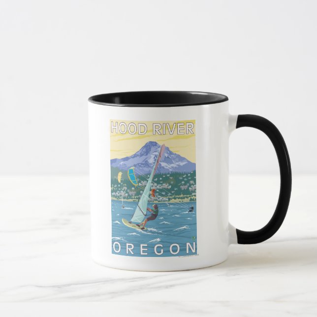 Taza Río Hood, Surfistas ORWind y Kite Boarders (Derecha)