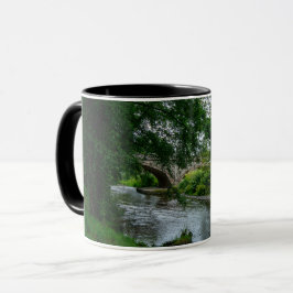 Taza Río Sereno Elwy y Puente de St. Asaph